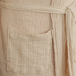 Badjas Mousseline Katoen - Beige