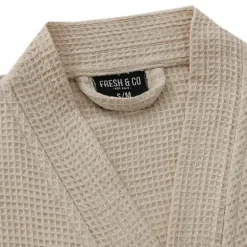 Badjas Wafel Katoen - Beige