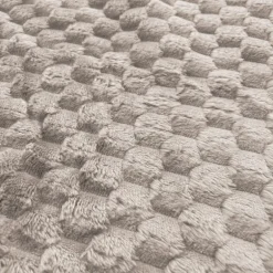 Bedsprei Fluffy Dots - Taupe