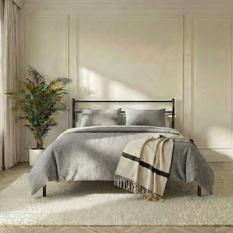 Bedsprei Layers - Zilver