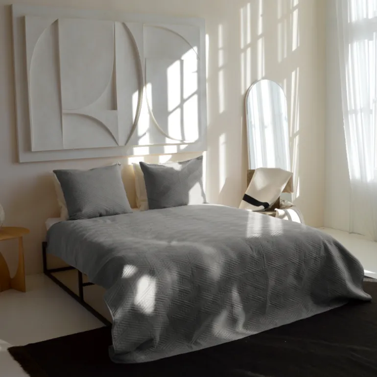 Bedsprei Layers - Zilver