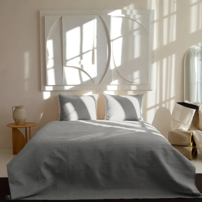 Bedsprei Rope - Zilver
