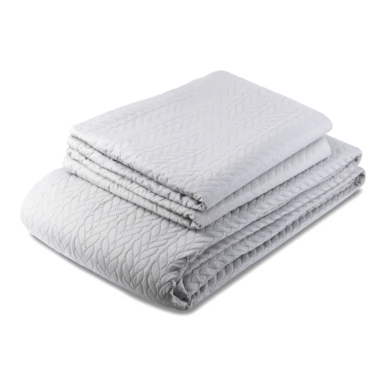Bedsprei Rope - Zilver