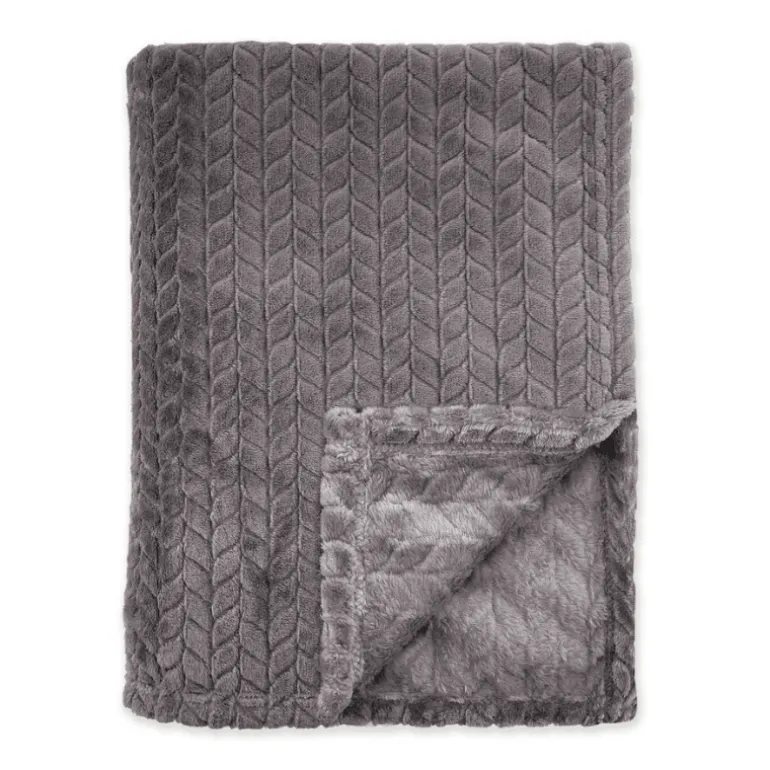 Bedsprei Twill Touch - Antraciet