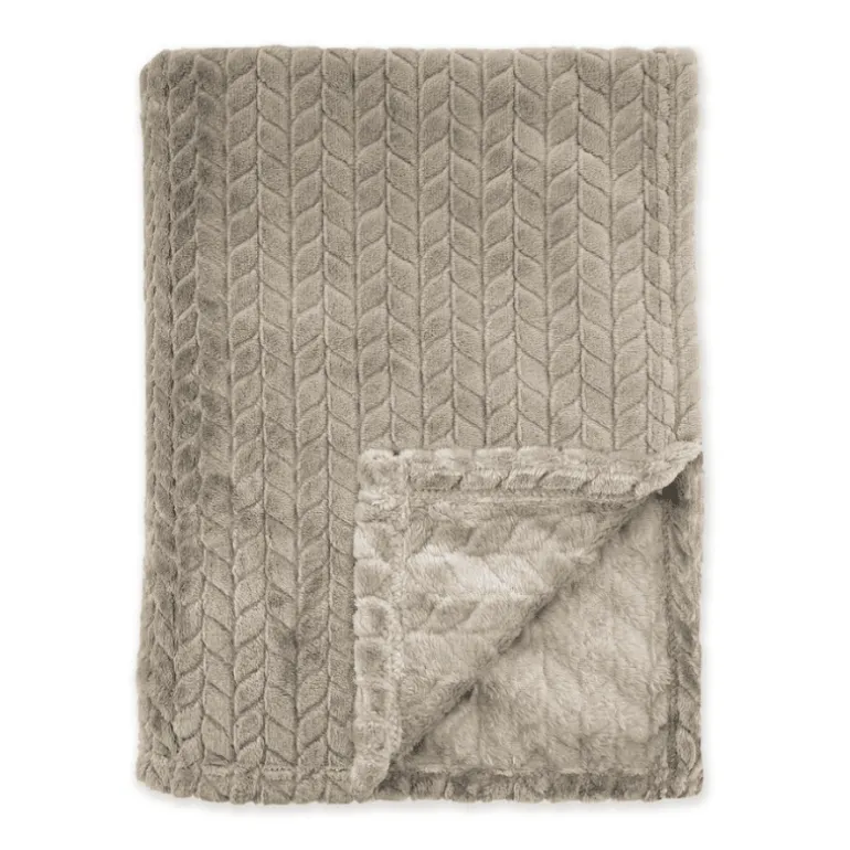 Bedsprei Twill Touch - Taupe