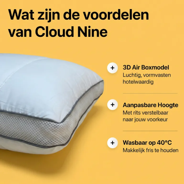 Boxkussen - 3D Air Premium