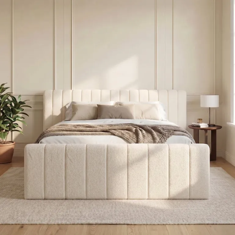 Boxspring Amour Rituals - Teddy - Crème