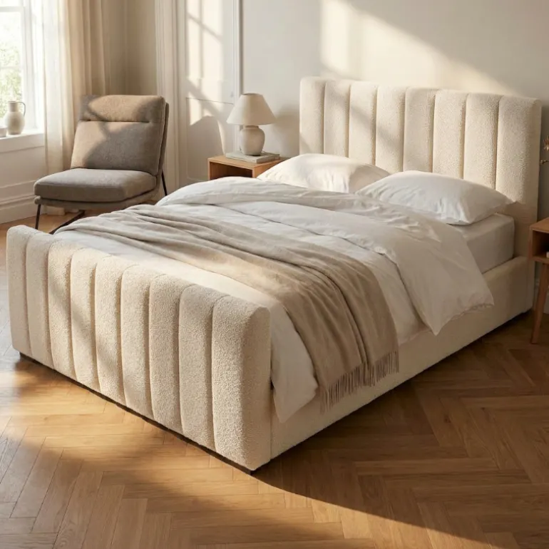 Boxspring Amour Rituals - Teddy - Crème