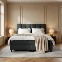 Boxspring Hotel Luxury - Wide - Antraciet