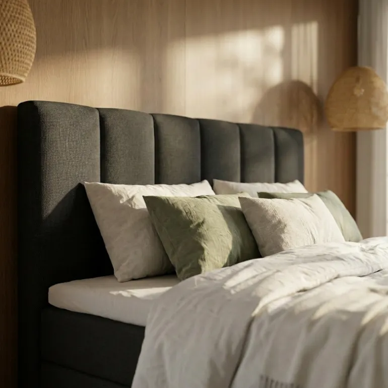 Boxspring Hotel Suite - Wide - Antraciet