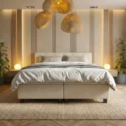 Boxspring Hotel Suite - Wide - Beige