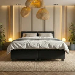 Boxspring Hotel Suite - Wide - Zwart