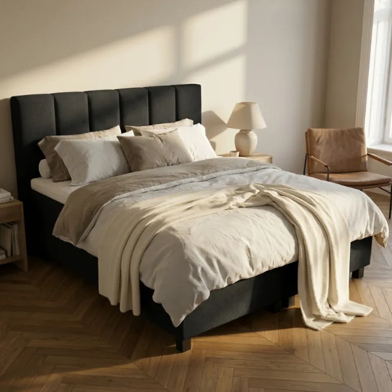 Boxspring Hotel Suite - Wide - Zwart