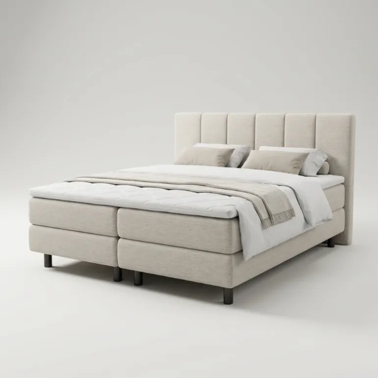 Boxspring Hotel - Wide - Beige