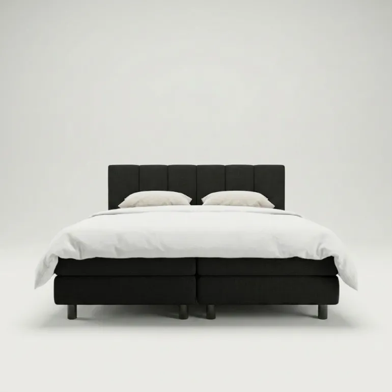 Boxspring Hotel - Wide - Zwart