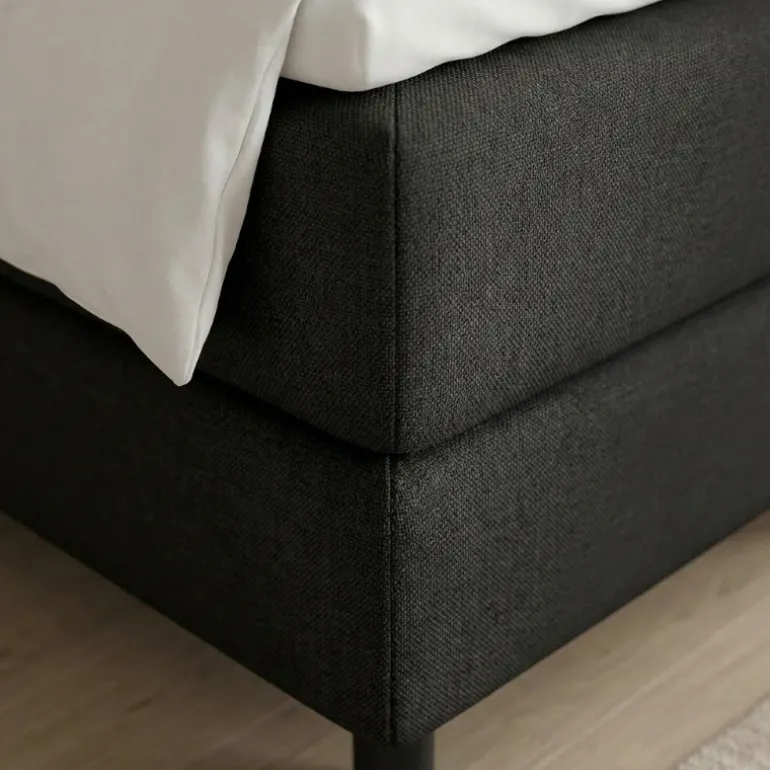 Boxspring Hotel - Wide - Zwart