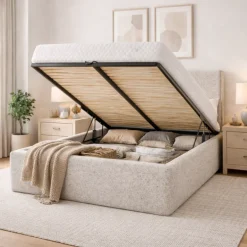 Boxspring met elektrische Opbergruimte - Porto