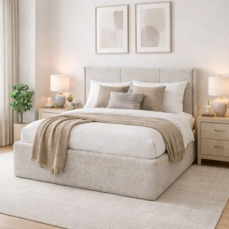 Boxspring met elektrische Opbergruimte - Porto