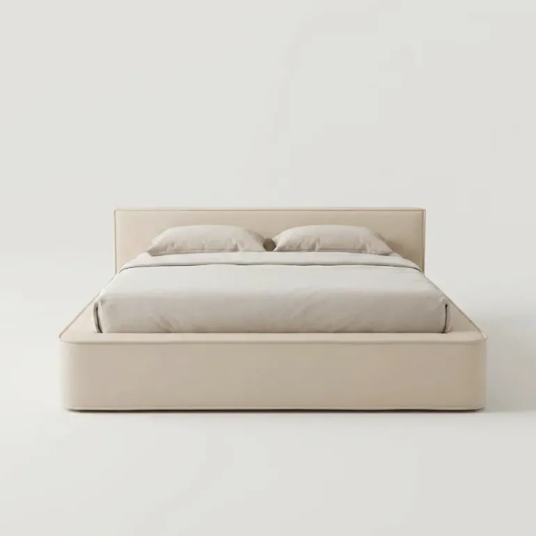 Boxspring met Opbergruimte Amour Tranquility - Crème