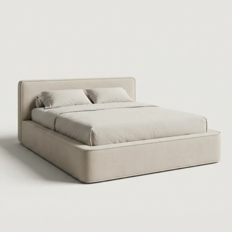 Boxspring met Opbergruimte Amour Tranquility - Crème