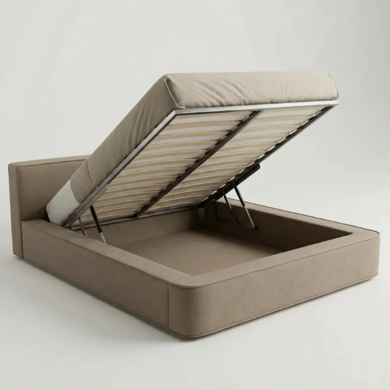 Boxspring met Opbergruimte Amour Tranquility - Taupe