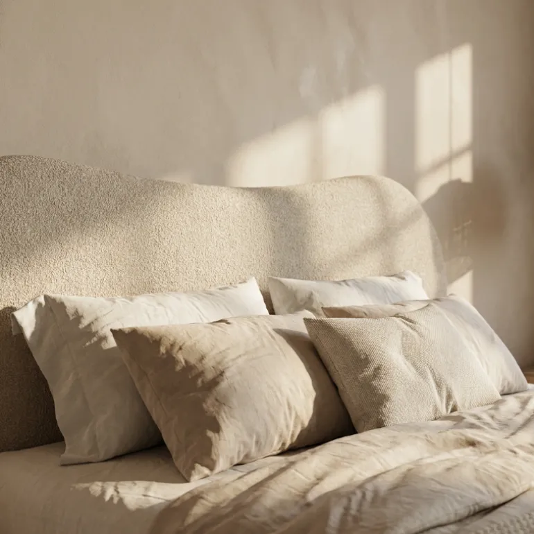 Boxspring met Opbergruimte - Arcus - Beige