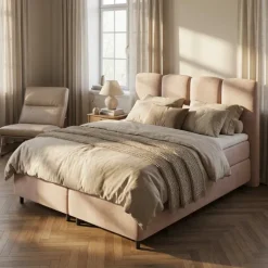 Boxspring met Opbergruimte - Allure - Taupe