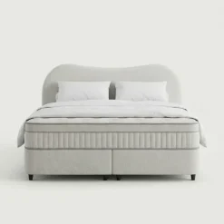 Boxspring met Opbergruimte - Arcus - Off-White