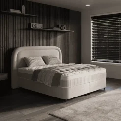 Boxspring met Opbergruimte - Essence - Beige