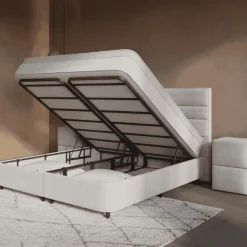 Boxspring met Opbergruimte - Horizon - Off-White