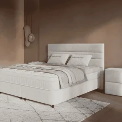 Boxspring met Opbergruimte - Horizon - Off-White