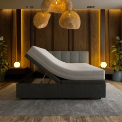 Boxspring met Opbergruimte Hotel Royal - Antraciet