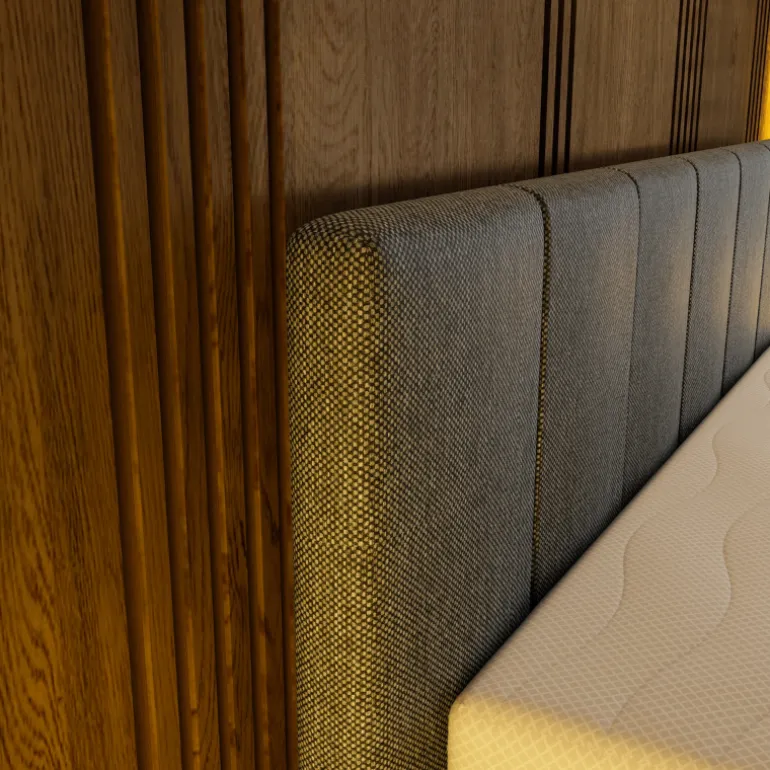Boxspring met Opbergruimte Hotel Royal - Antraciet