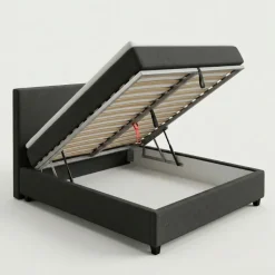 Boxspring met Opbergruimte Julia - Zwart