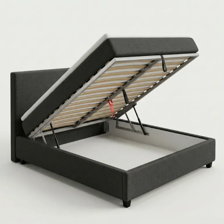 Boxspring met Opbergruimte Julia - Zwart