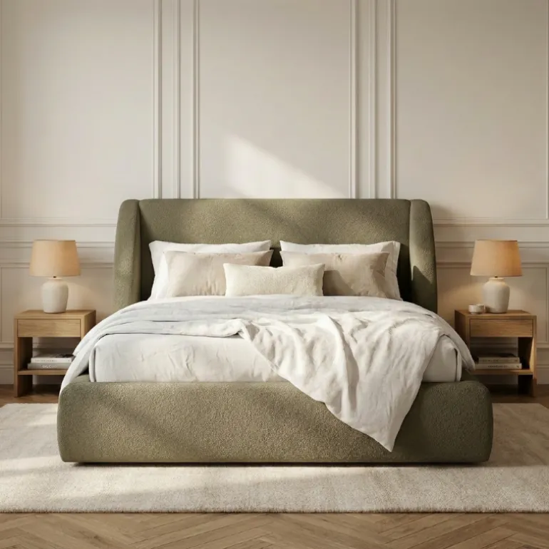 Boxspring met Opbergruimte - Milano - Groen