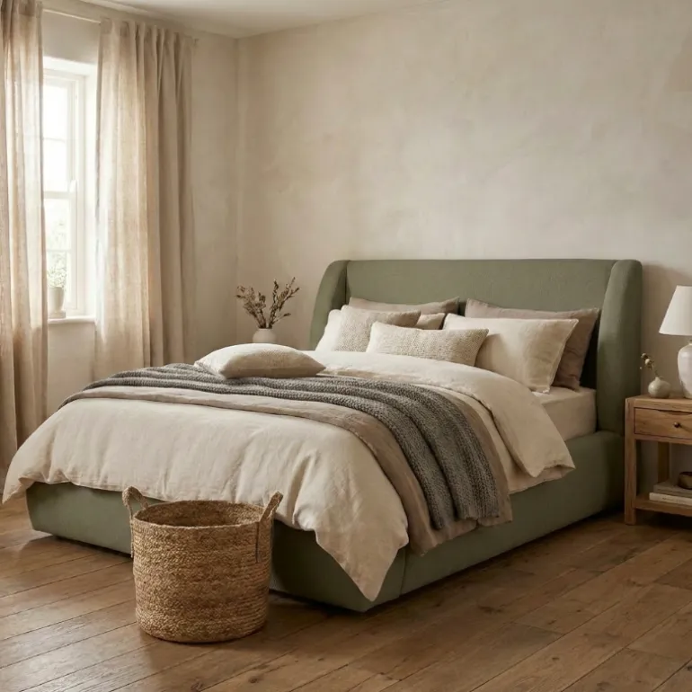 Boxspring met Opbergruimte - Milano - Groen