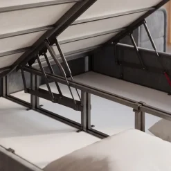 Boxspring met Opbergruimte Pearl - Antraciet