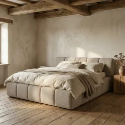 Boxspring met Opbergruimte Palermo - Taupe