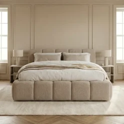 Boxspring met Opbergruimte Palermo - Taupe