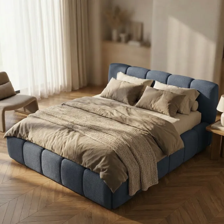 Boxspring met Opbergruimte - Palermo Deluxe - Navy