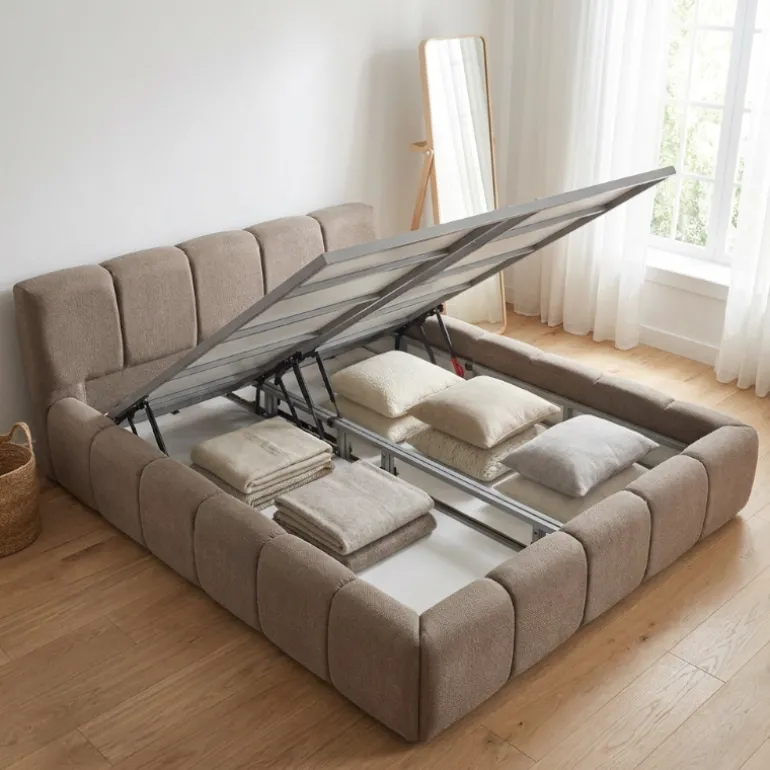 Boxspring met Opbergruimte - Palermo Deluxe - Taupe