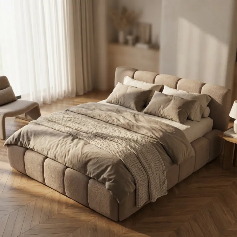 Boxspring met Opbergruimte - Palermo Deluxe - Taupe
