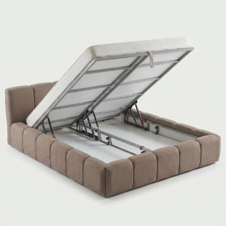 Boxspring met Opbergruimte - Palermo Deluxe - Taupe