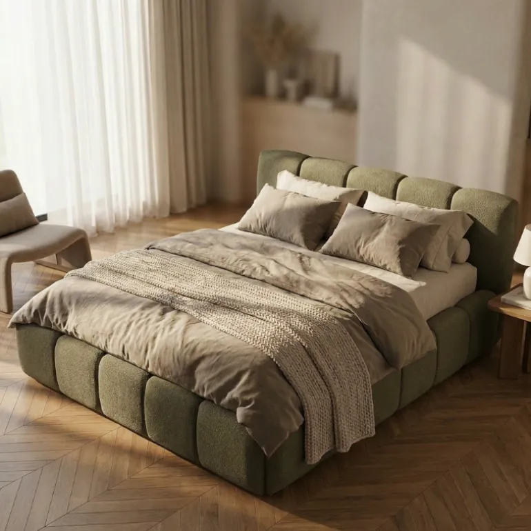 Boxspring met Opbergruimte - Palermo Deluxe - Groen