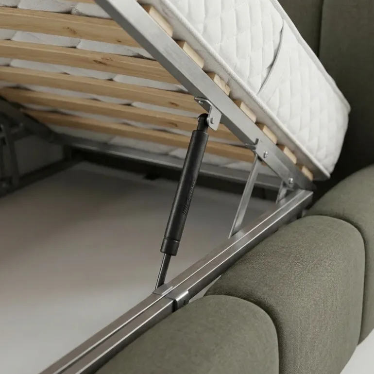 Boxspring met Opbergruimte - Palermo Deluxe - Groen
