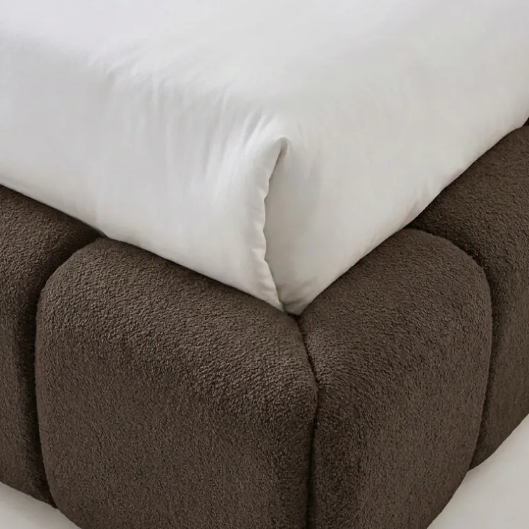 Boxspring met Opbergruimte - Palermo - Bruin