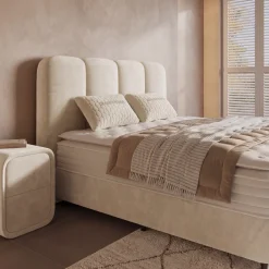 Boxspring met Opbergruimte Pearl - Beige