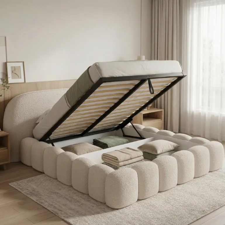 Boxspring met Opbergruimte Signature - Beige