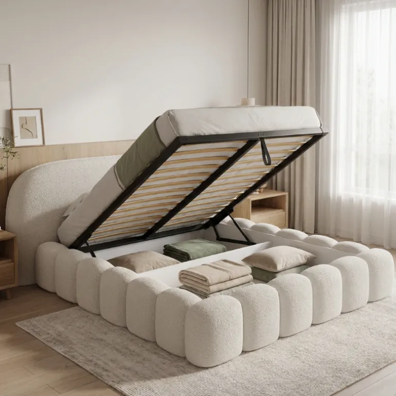 Boxspring met Opbergruimte Signature - Off-White
